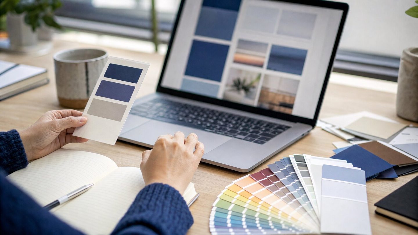 Palette de couleurs pour site web
