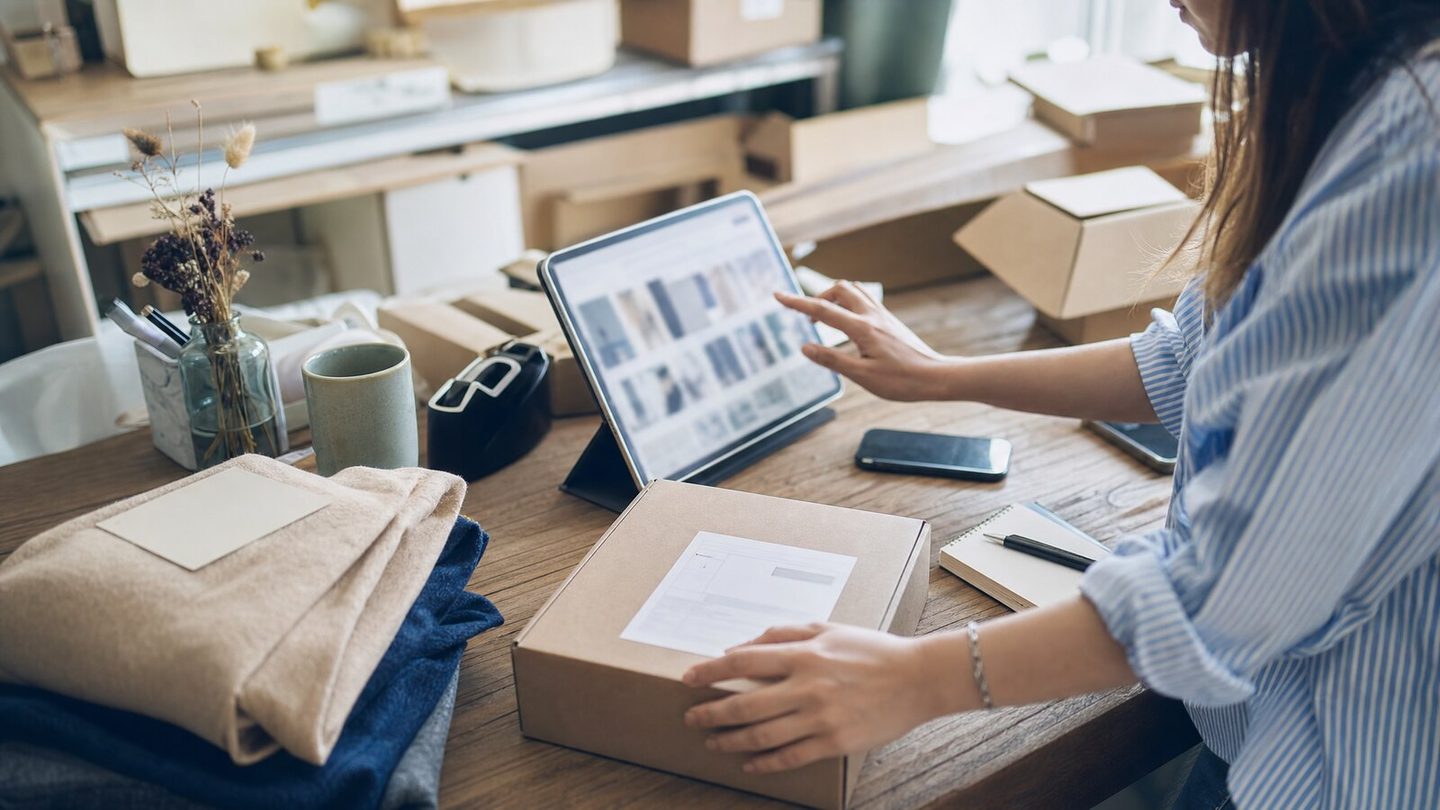 Illustration d'un site e-commerce performant