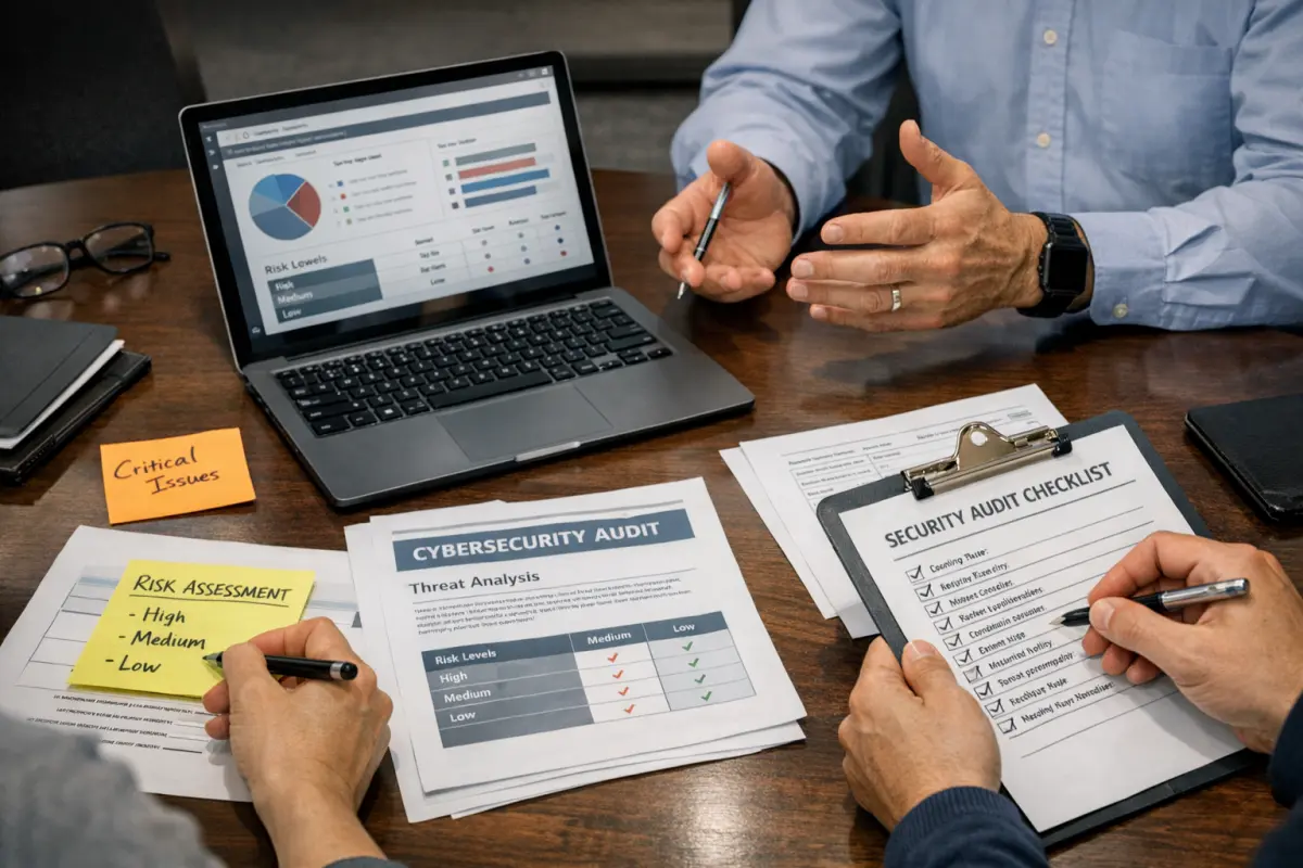 Atelier d audit cybersécurité avec analyse de risques et contrôles